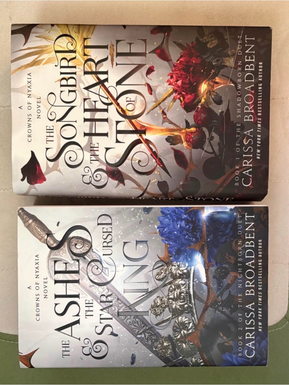 Carissa Broadbent: The Ashes and the Star Cursed King/The Songbird and the Heart